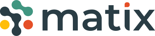 Matix Flows Horizontal Primary Color Logo
